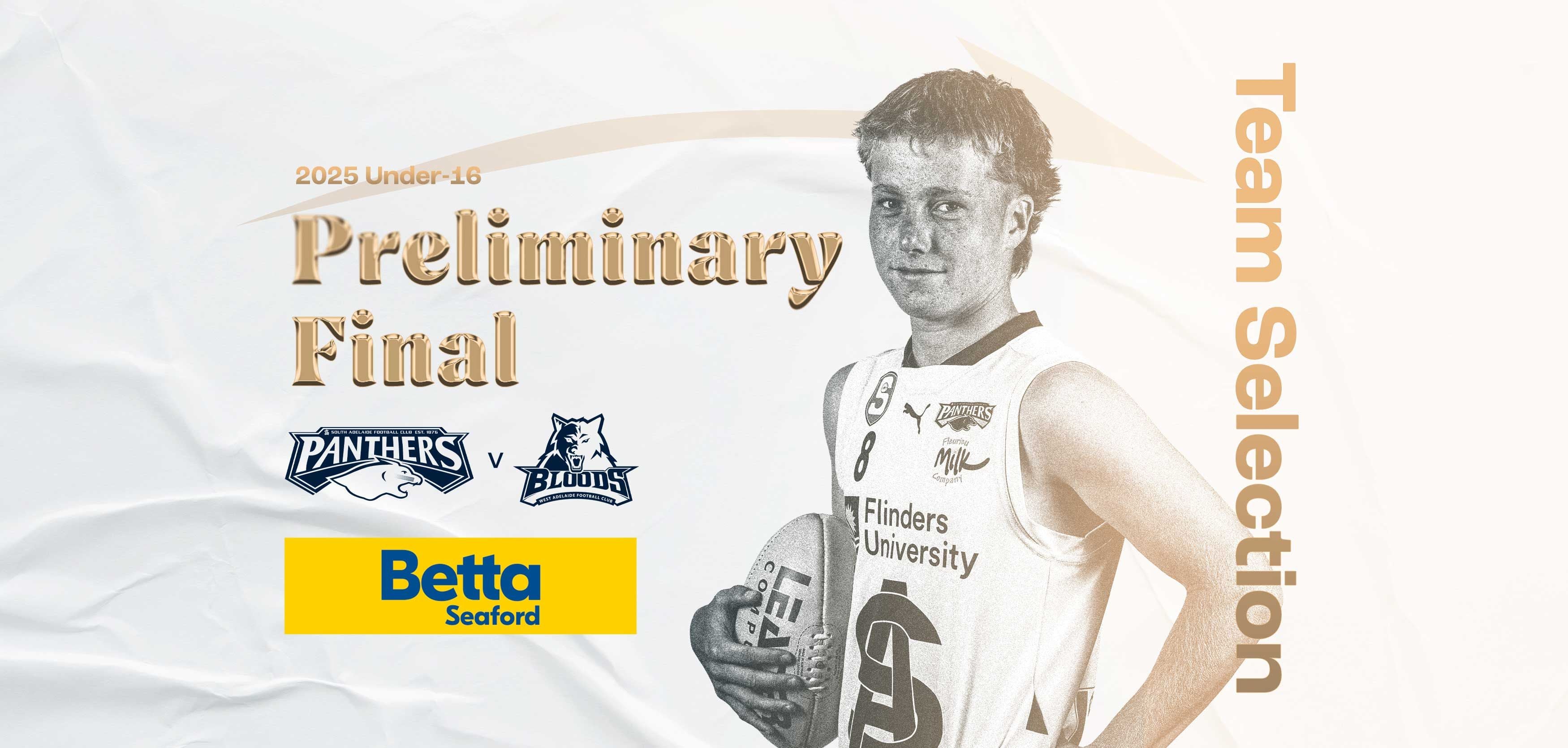 BETTA Team Selection: Under-16 Prelim Final v West BETTA Team Selection: Under-16 Prelim Final v West